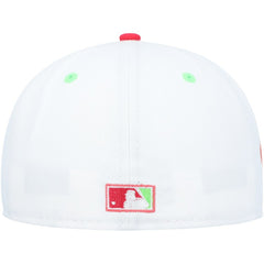 Chicago White Sox New Era Cooperstown Collection Comiskey Park 75th Anniversary Strawberry Lolli 59FIFTY Fitted Hat | MLB Discount