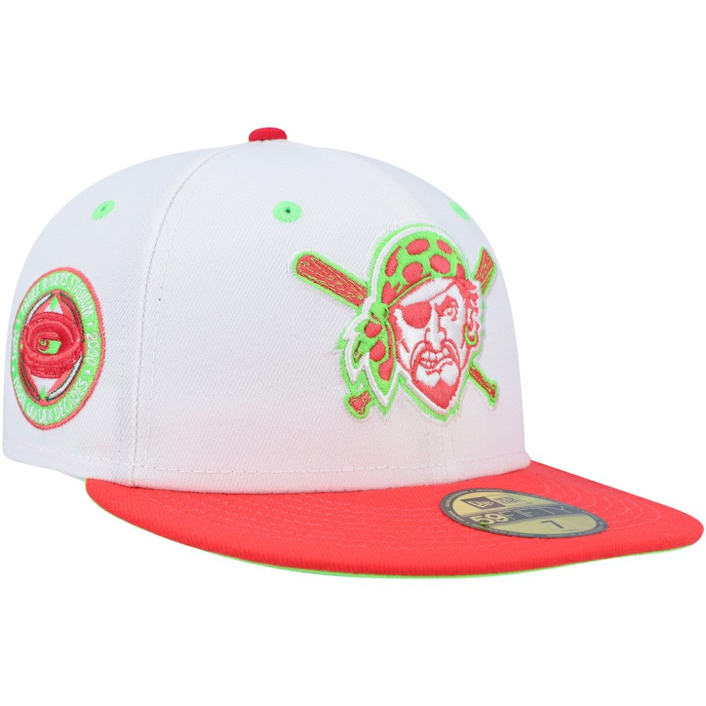 Pittsburgh Pirates New Era Three Rivers Stadium 30th Anniversary Strawberry Lolli 59FIFTY Fitted Hat | MLB Shop