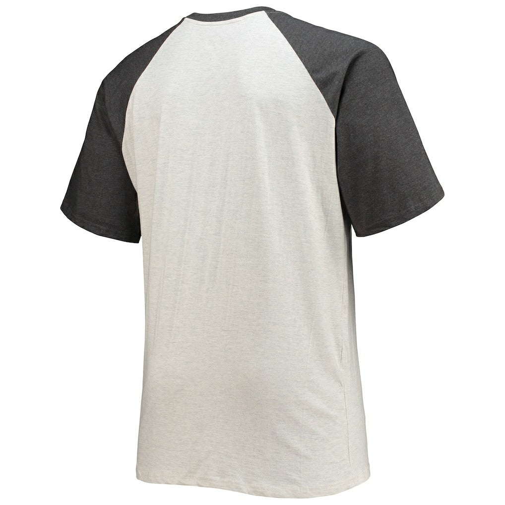 Washington Commanders Fanatics Big & Tall Wordmark Raglan T-Shirt