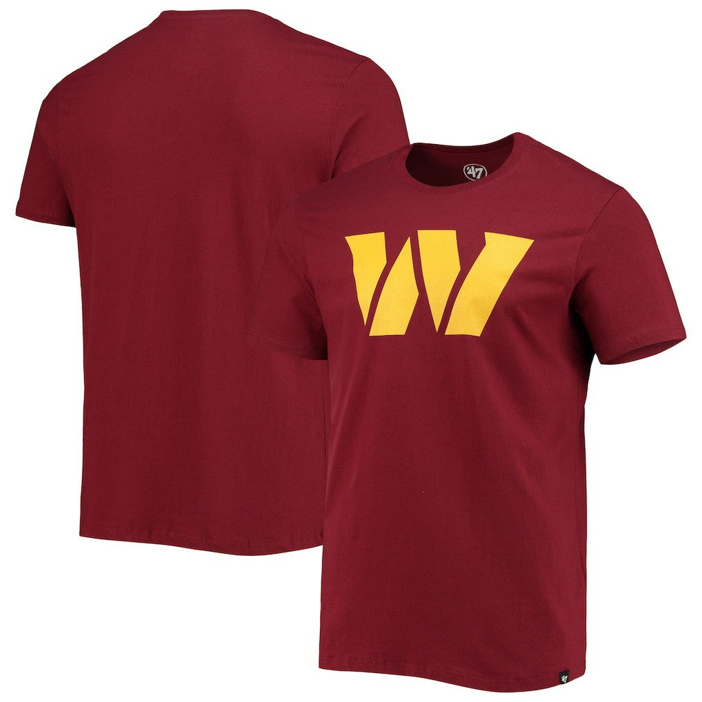 Washington Commanders 47 brand '47 Logo Imprint Super Rival T-Shirt