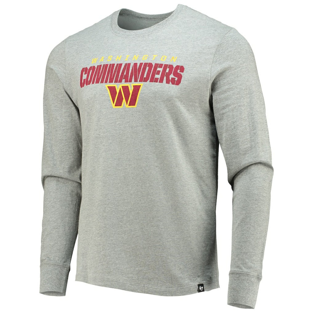 Washington Commanders 47 brand '47 Traction Super Rival Long Sleeve T-Shirt