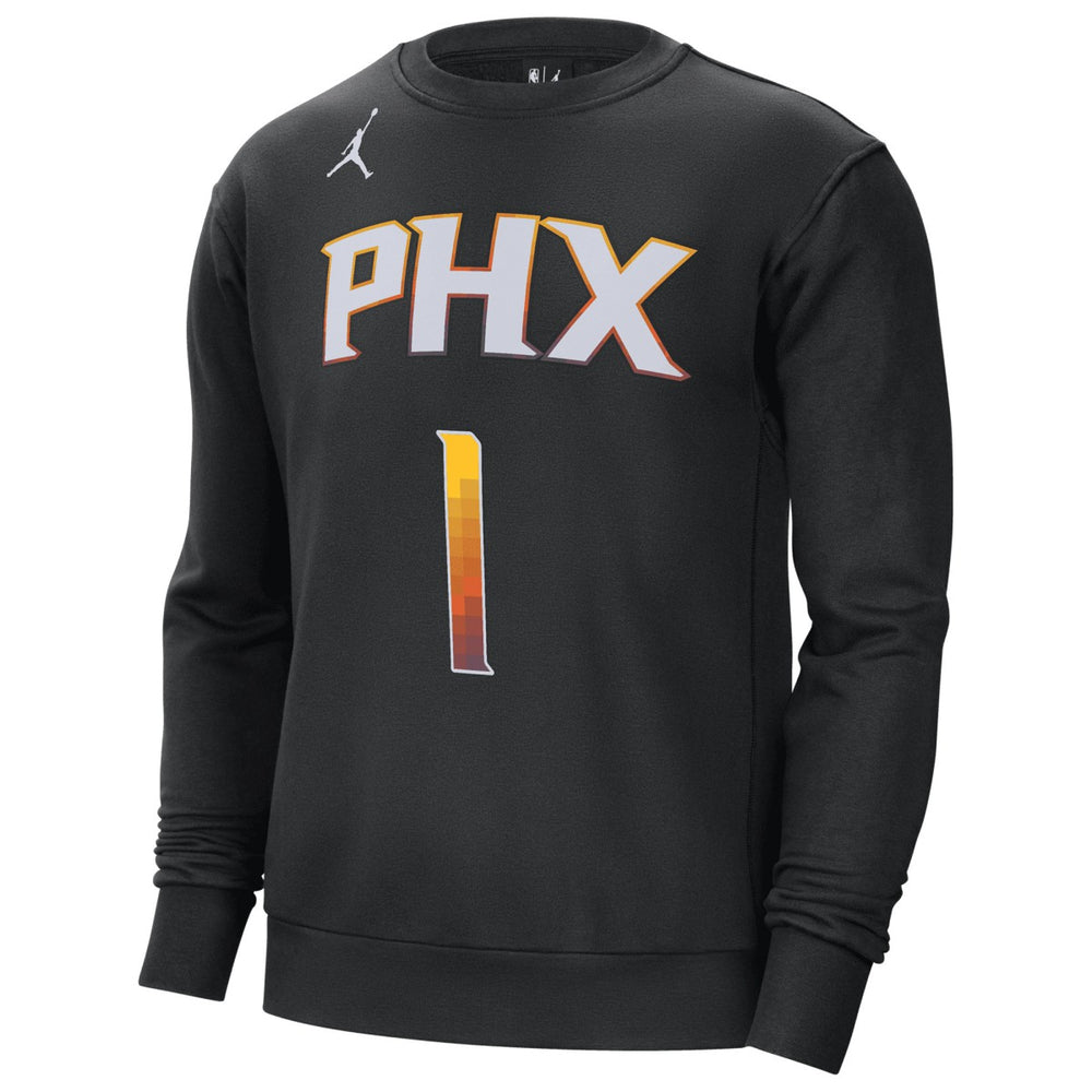 Devin Booker Phoenix Suns Jordan Brand Statement Name & Number Pullover Sweatshirt For Sale