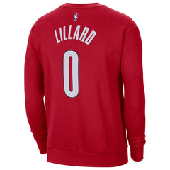 Damian Lillard Portland Trail Blazers Jordan Brand Statement Name & Number Pullover Sweatshirt Online