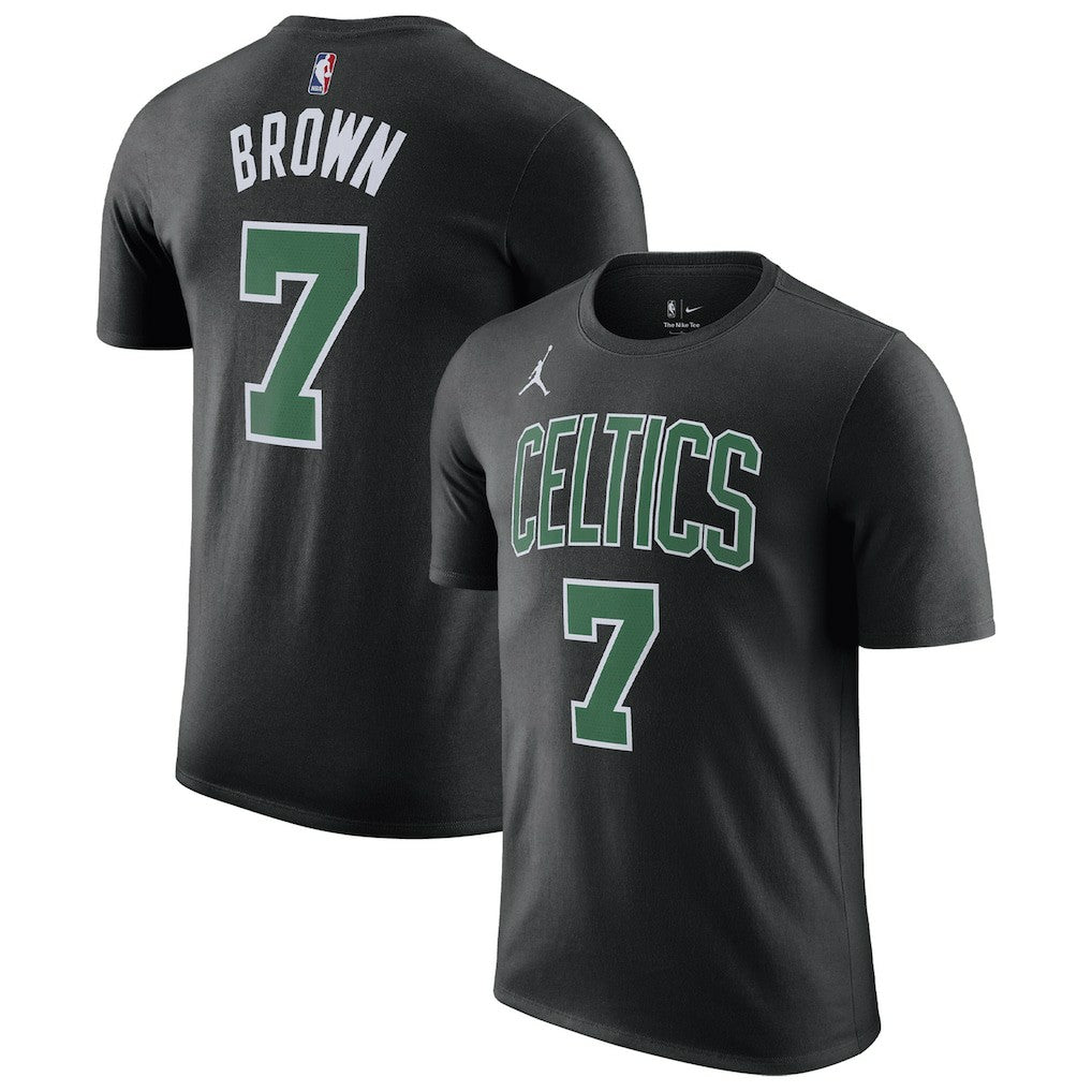 Jaylen Brown Boston Celtics Jordan Brand 2022/23 Statement Edition Name & Number T-Shirt Online