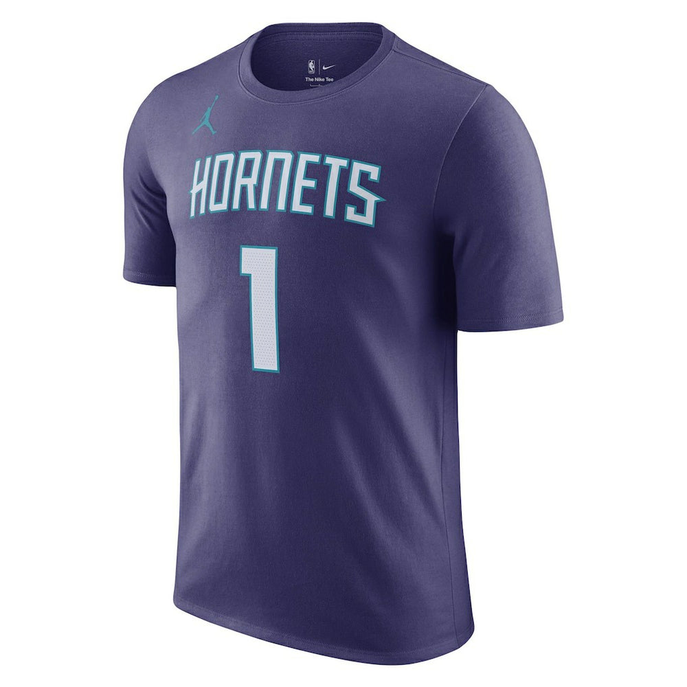 LaMelo Ball Charlotte Hornets Jordan Brand 2022/23 Statement Edition Name & Number T-Shirt For Sale