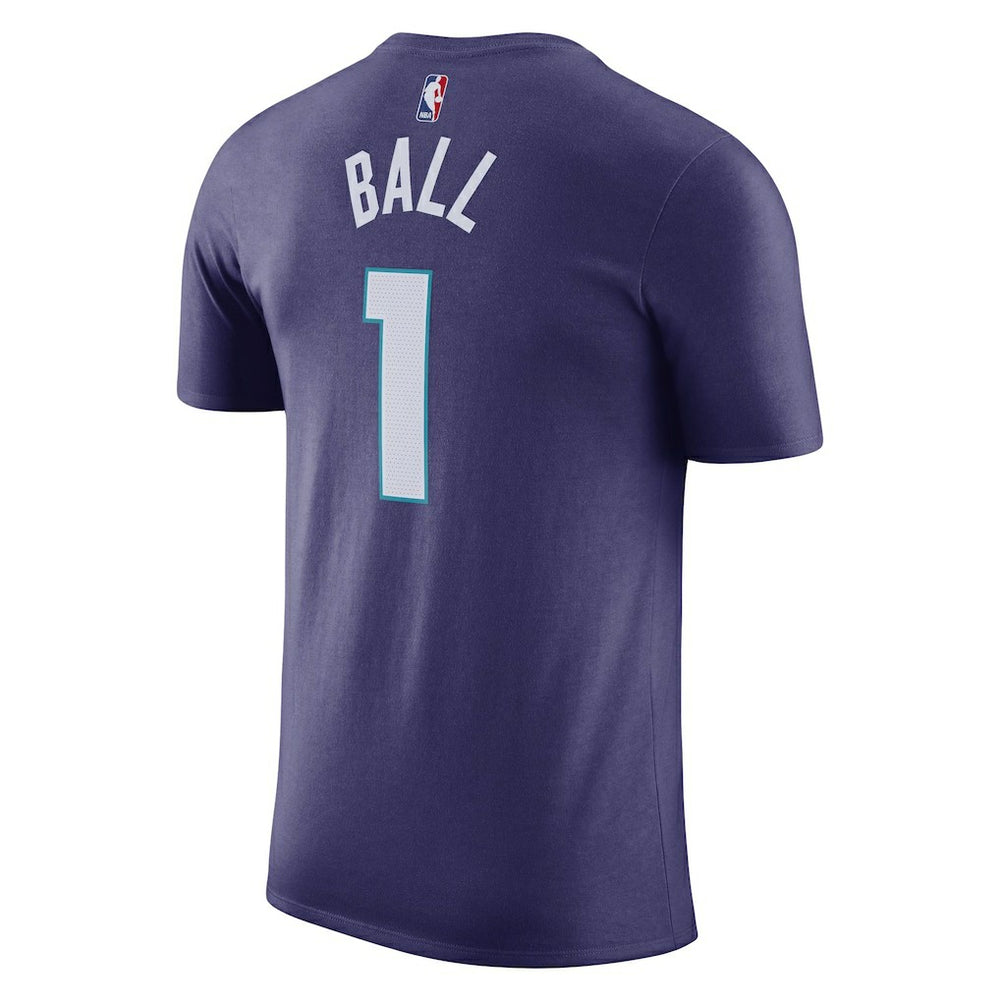 LaMelo Ball Charlotte Hornets Jordan Brand 2022/23 Statement Edition Name & Number T-Shirt For Sale
