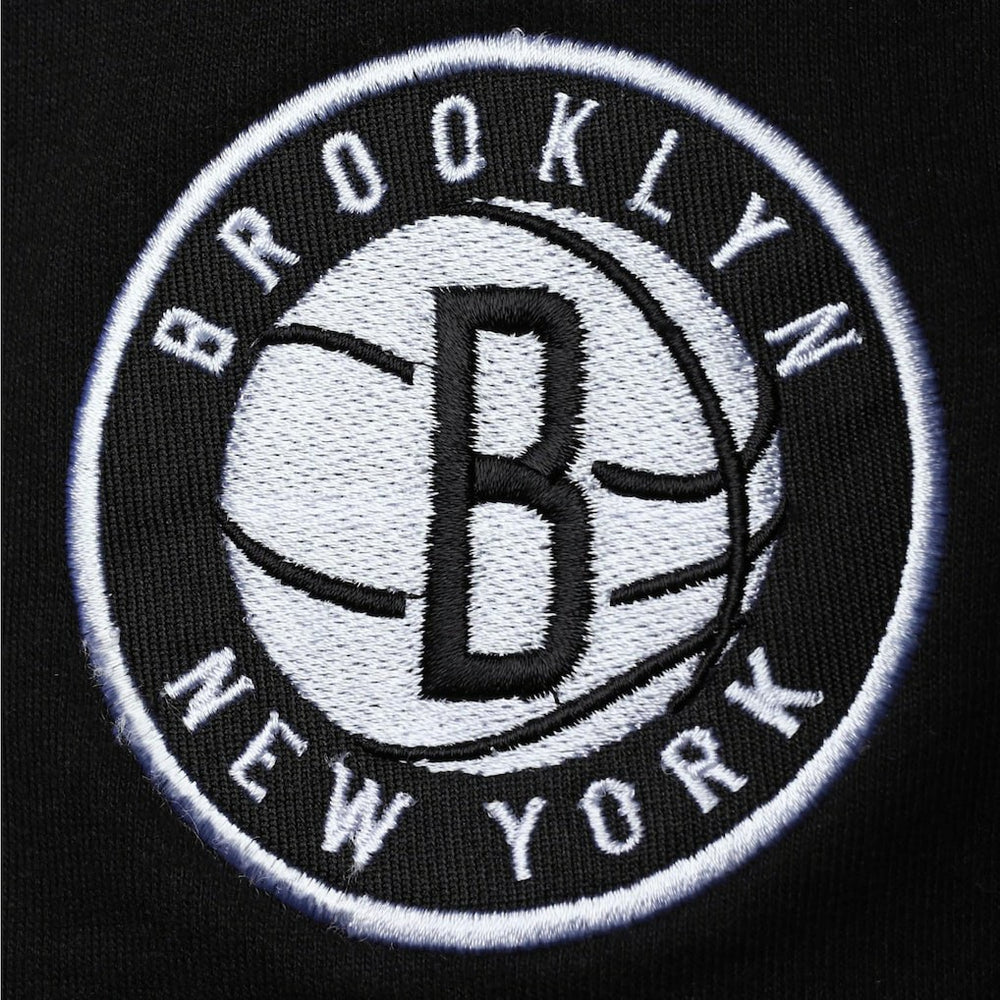 Brooklyn Nets Big & Tall Contrast Stitch Knit Shorts Discount