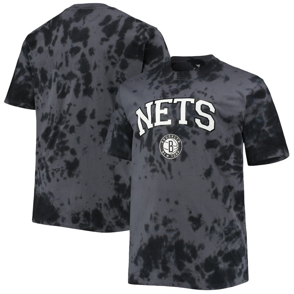 Brooklyn Nets Big & Tall Marble Dye Tonal Performance T-Shirt New