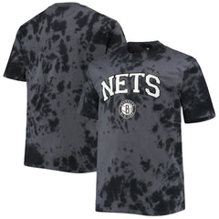 Brooklyn Nets Big & Tall Marble Dye Tonal Performance T-Shirt New