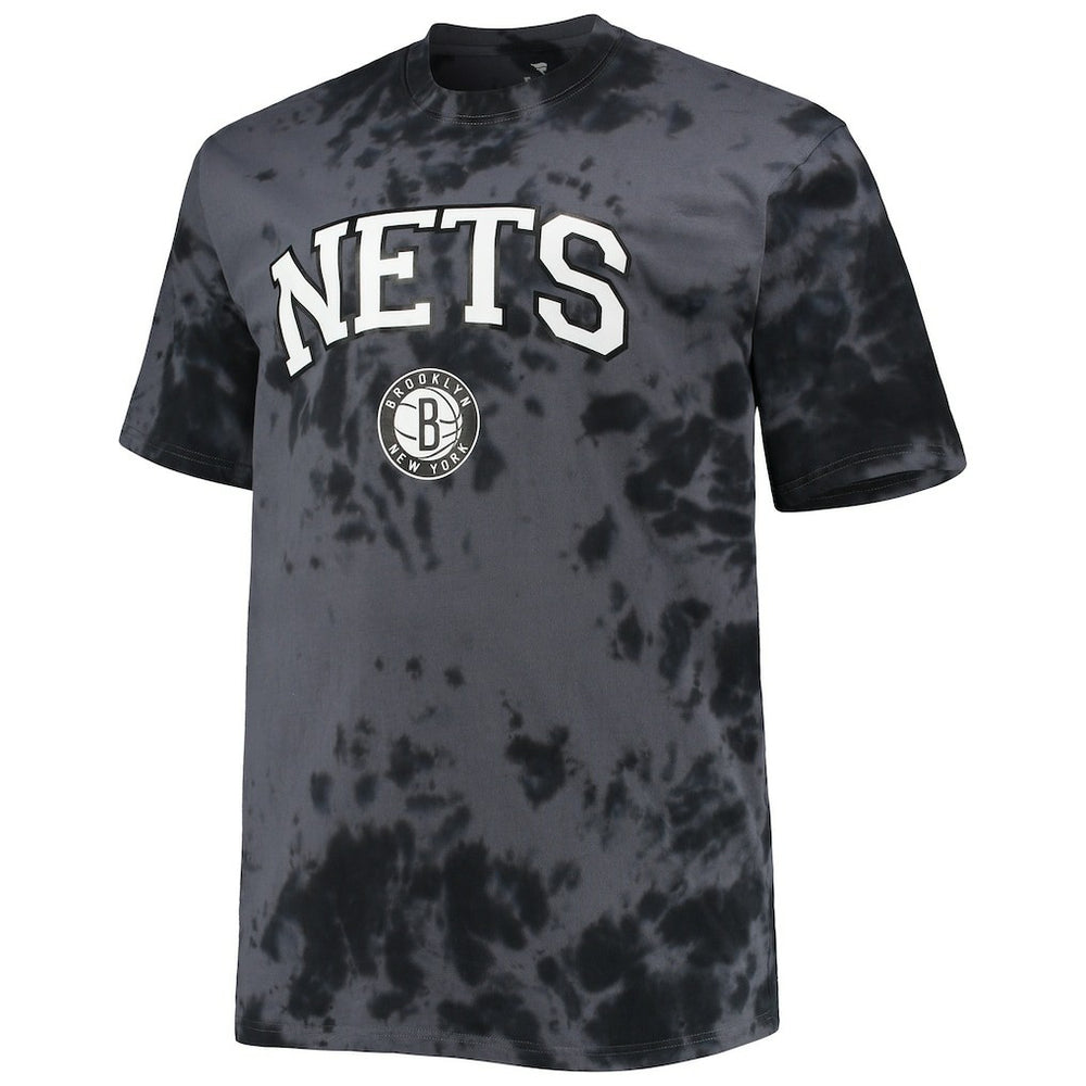 Brooklyn Nets Big & Tall Marble Dye Tonal Performance T-Shirt New
