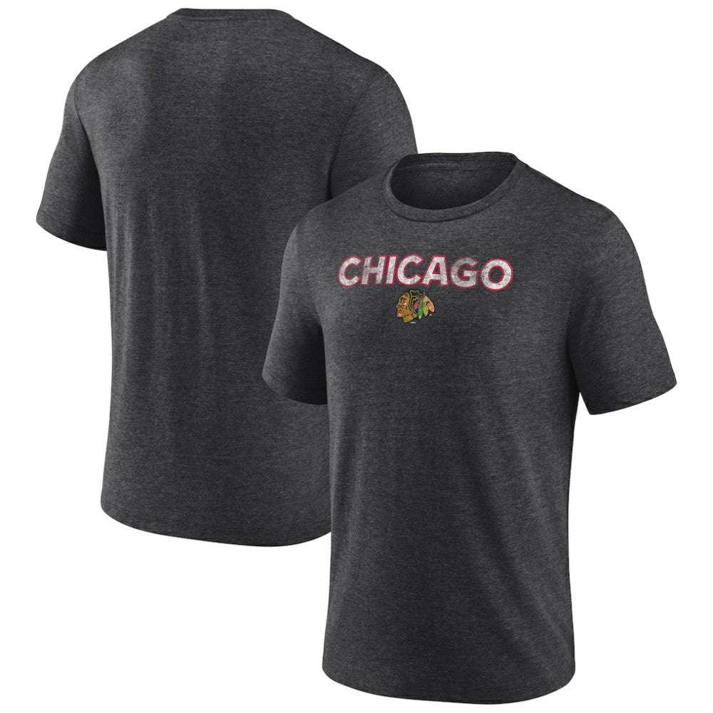 Chicago Blackhawks Wraparound Tri-Blend T-Shirt Sale