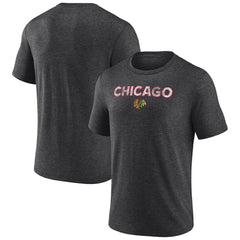 Chicago Blackhawks Wraparound Tri-Blend T-Shirt Sale