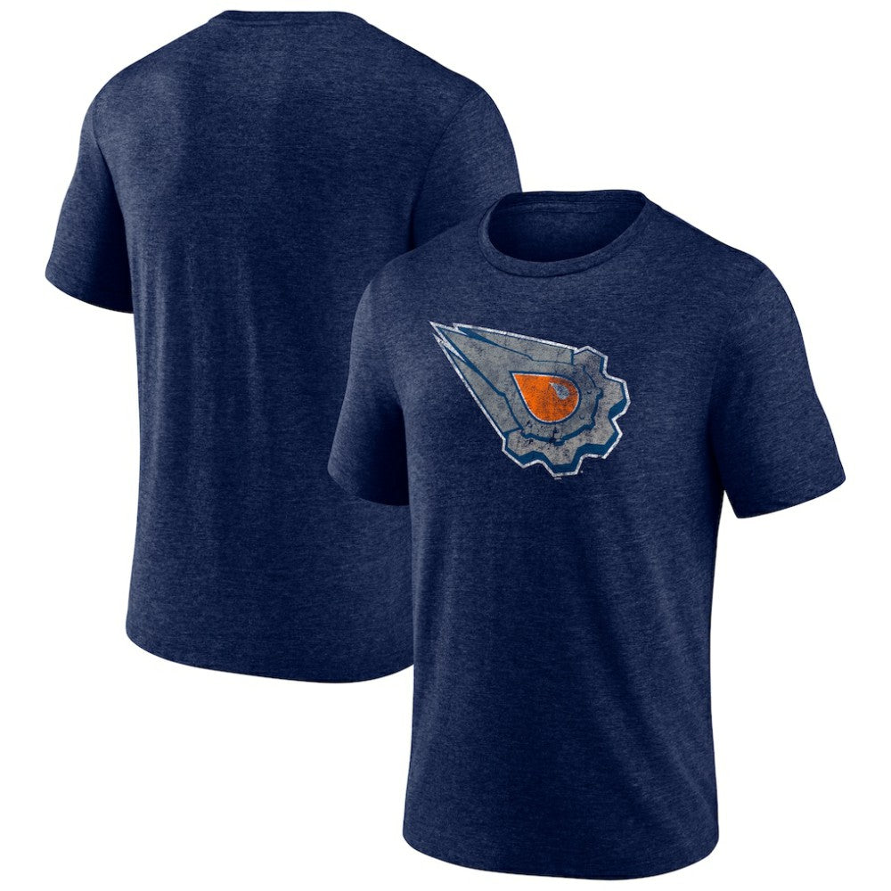 Edmonton Oilers Wraparound Tri-Blend T-Shirt On Sale