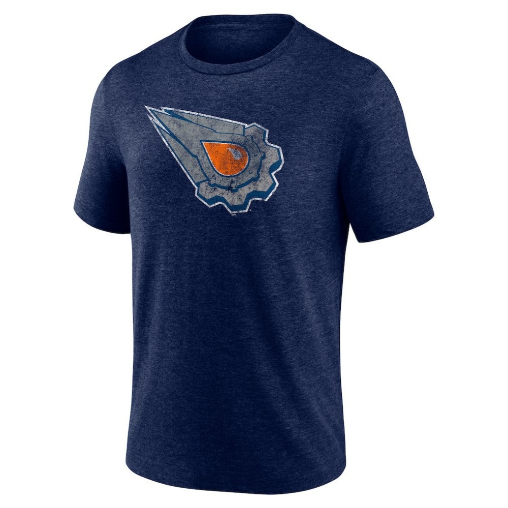 Edmonton Oilers Wraparound Tri-Blend T-Shirt On Sale