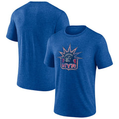 New York Rangers Wraparound Tri-Blend T-Shirt Discount