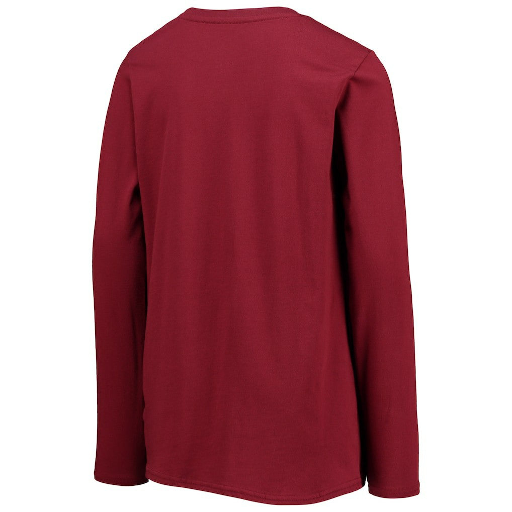 Washington Commanders  Youth Secondary Logo Long Sleeve T-Shirt