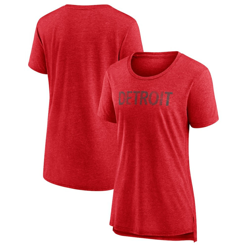 Detroit Red Wings Women's Slow Whistle Tri-Blend T-Shirt Sale