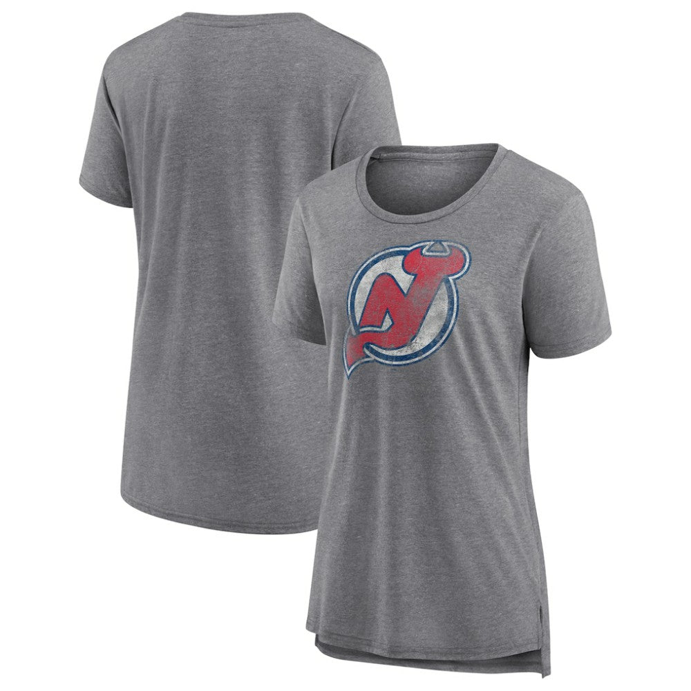 New Jersey Devils Women's Slow Whistle Tri-Blend T-Shirt On Sale
