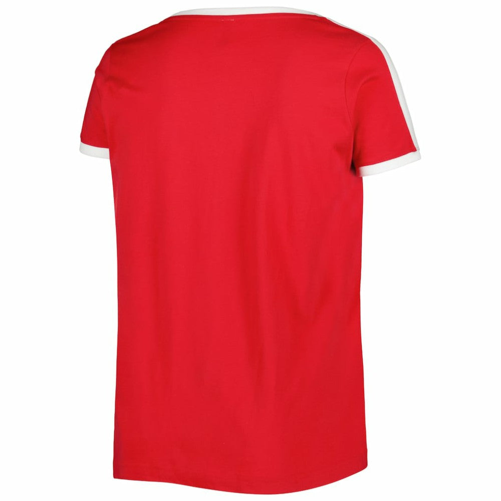 Washington Nationals Soft as a Grape Women's Plus Size V-Neck T-Shirt | MLB For sale