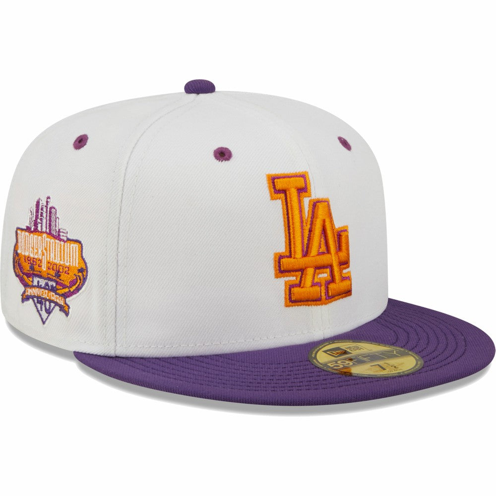 Los Angeles Dodgers New Era 40th Anniversary at Dodger Stadium Grape Lolli 59FIFTY Fitted Hat | MLB Shop