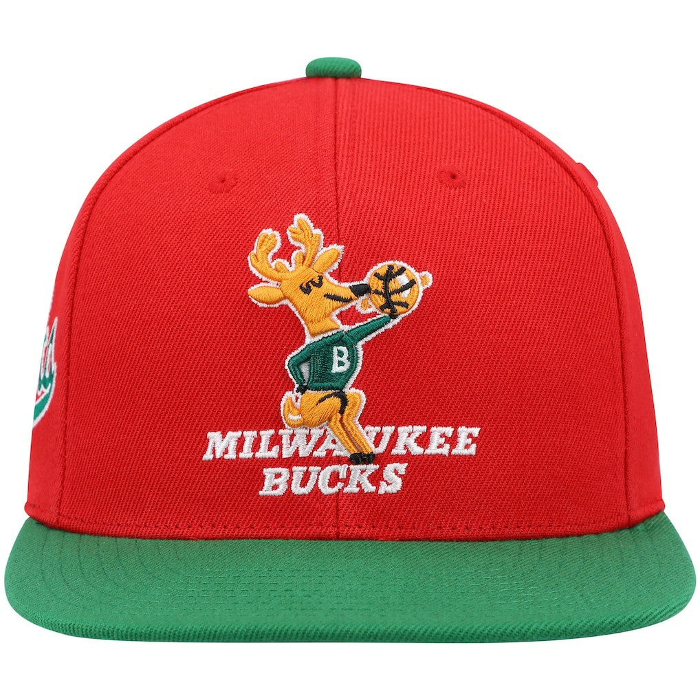 Milwaukee Bucks Hardwood Classics Snapback Hat Outlet