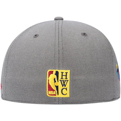 Philadelphia 76ers Hardwood Classics 60th Anniversary Carbon Cabernet Fitted Hat Discount