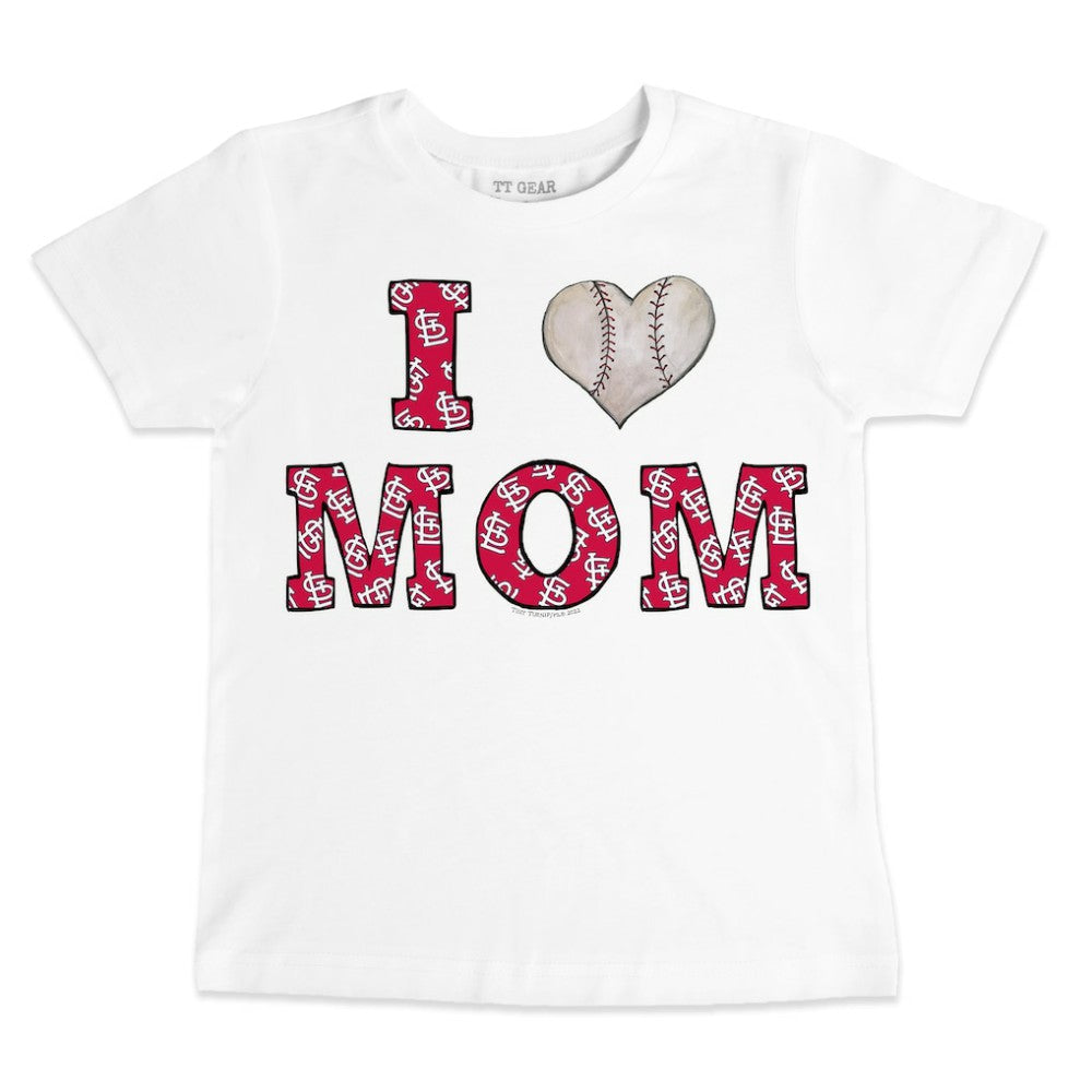 St. Louis Cardinals Tiny Turnip Youth Heart Mom T-Shirt | MLB Discount