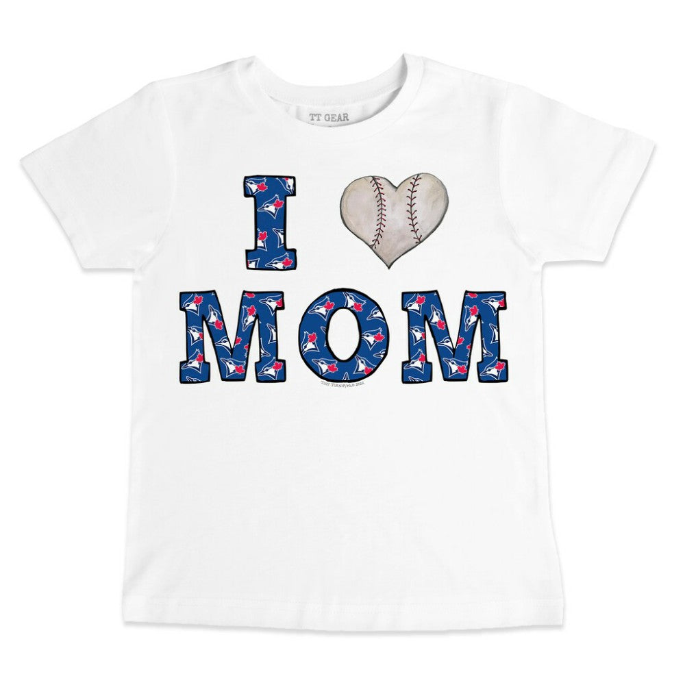 Toronto Blue Jays Tiny Turnip Youth Heart Mom T-Shirt | MLB For sale