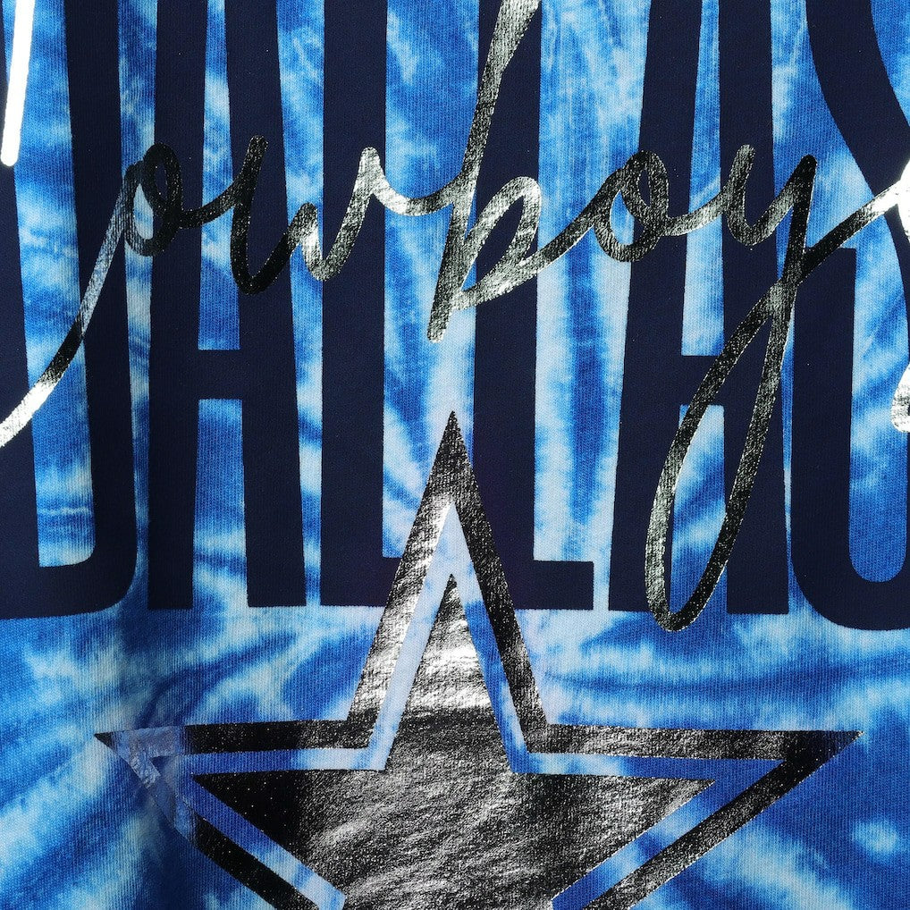 Dallas Cowboys  Lauren James Women's Tie-Dye Jersey Boxy Tank Top
