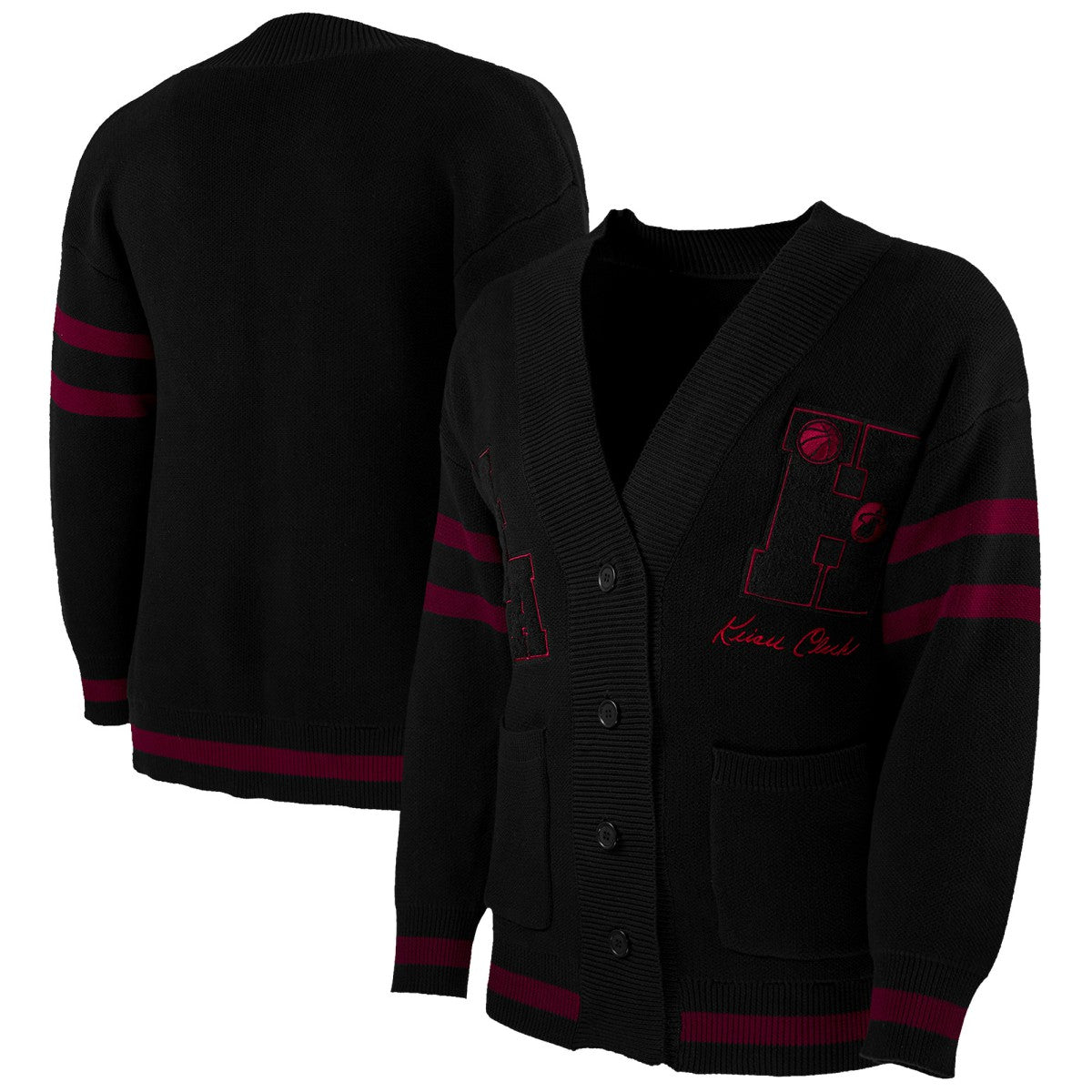 Miami Heat NBA x Keiser Clark No Caller ID Button-Up Cardigan Online