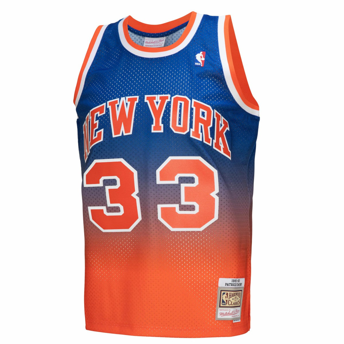 Patrick Ewing New York Knicks 1991/92 Hardwood Classics Fadeaway Swingman Player Jersey Outlet