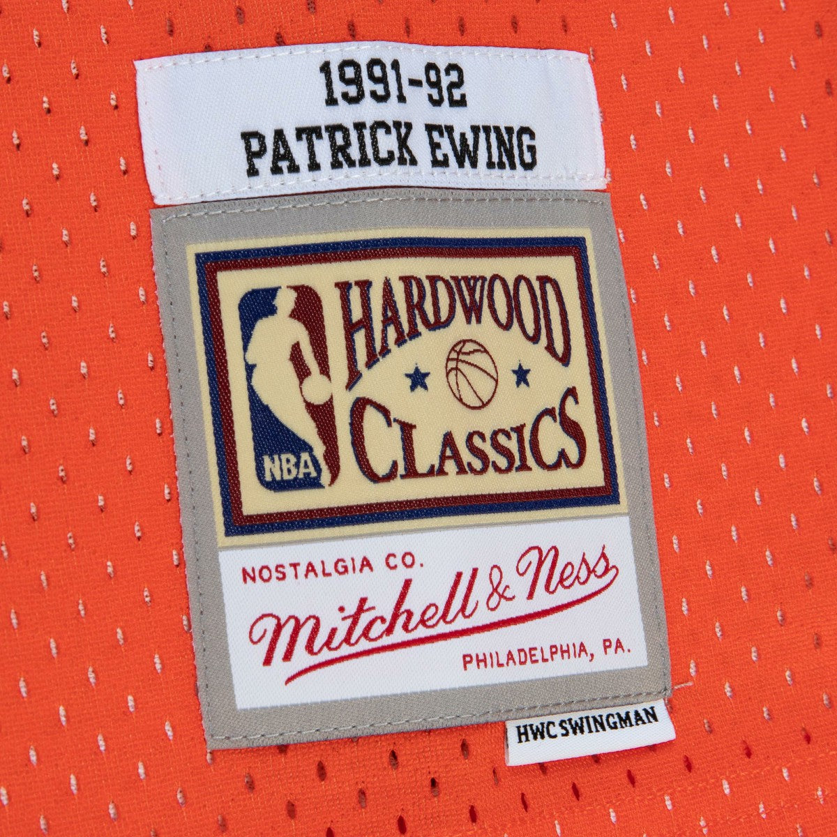 Patrick Ewing New York Knicks 1991/92 Hardwood Classics Fadeaway Swingman Player Jersey Outlet