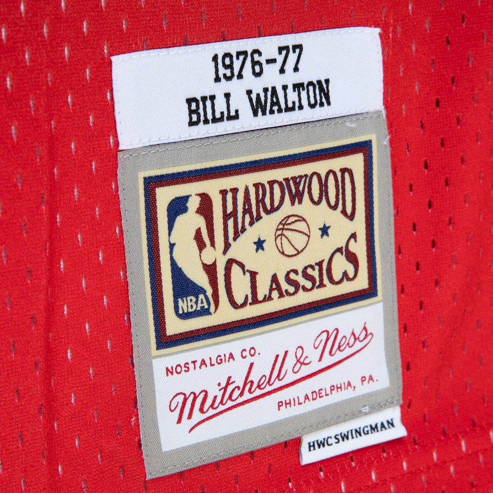 Bill Walton Portland Trail Blazers 1976/77 Hardwood Classics Fadeaway Swingman Player Jersey Outlet
