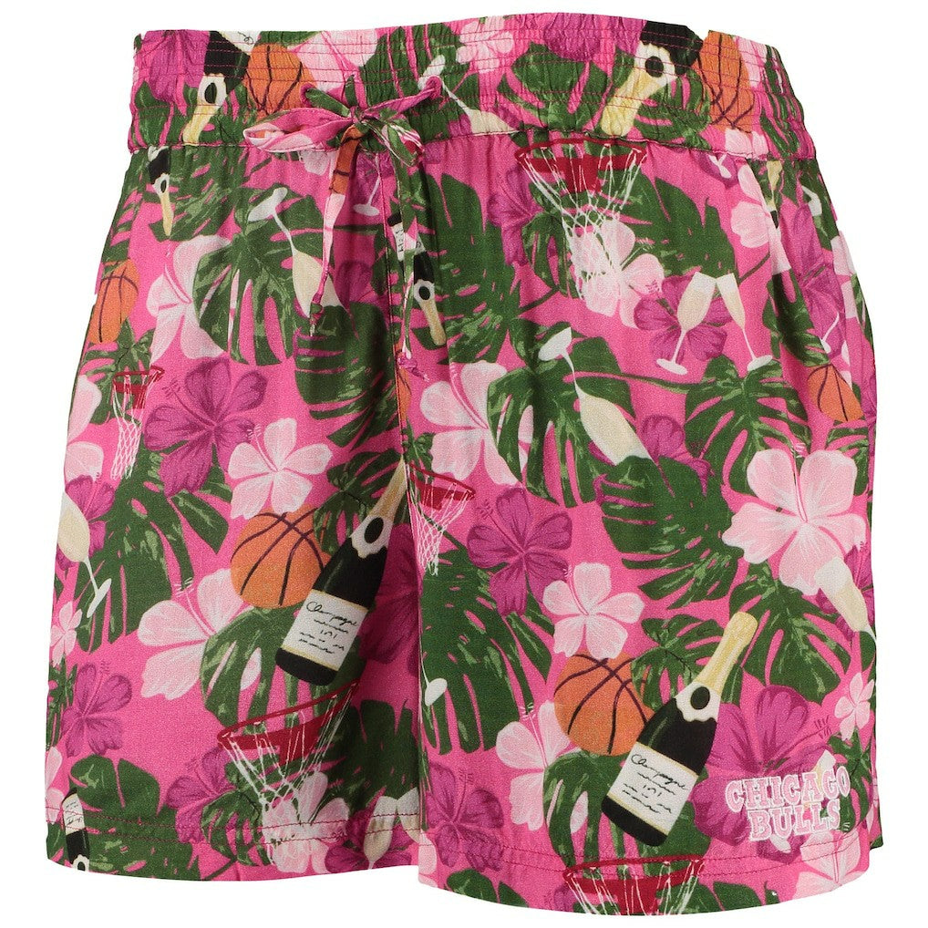 Chicago Bulls Lusso Women's Finley-Frankie Party Top & Shorts Set On Sale