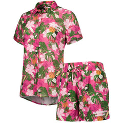 Golden State Warriors Lusso Women's Finley-Frankie Party Top & Shorts Set sale For Sale