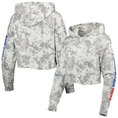 Philadelphia 76ers Lusso Women's Maia Tri-Blend Cropped Quarter-Zip Top Online