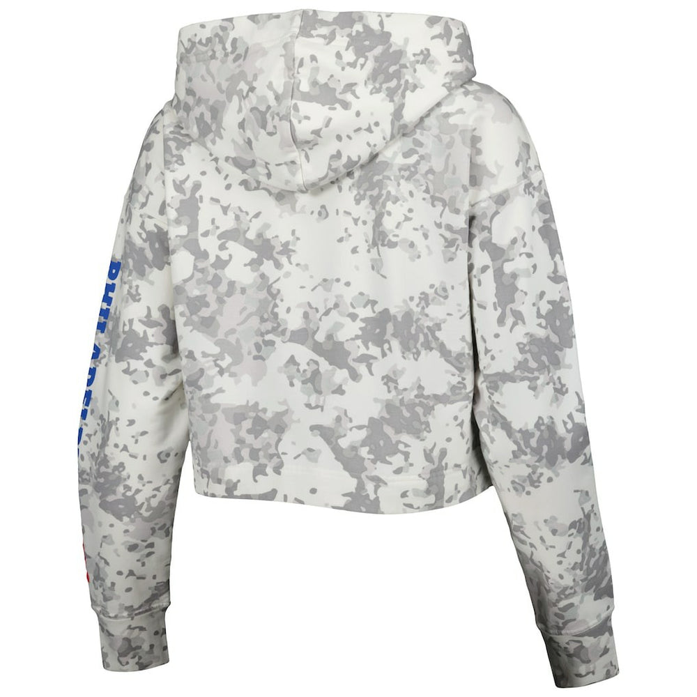 Philadelphia 76ers Lusso Women's Maia Tri-Blend Cropped Quarter-Zip Top Online