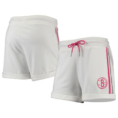 Brooklyn Nets Lusso Women's Melody Cuffed Tri-Blend Shorts On Sale