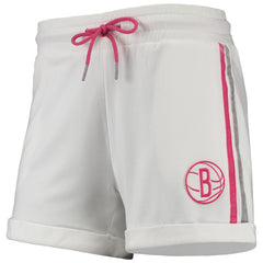 Brooklyn Nets Lusso Women's Melody Cuffed Tri-Blend Shorts On Sale