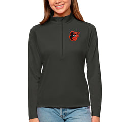 Baltimore Orioles Antigua Women's Tribute Quarter-Zip Pullover Top | MLB New