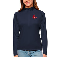 Boston Red Sox Antigua Women's Tribute Quarter-Zip Pullover Top | MLB Near me