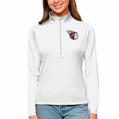Cleveland Guardians Antigua Women's Tribute Quarter-Zip Pullover Top | MLB For sale