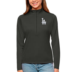 Los Angeles Dodgers Antigua Women's Tribute Quarter-Zip Pullover Top | MLB US