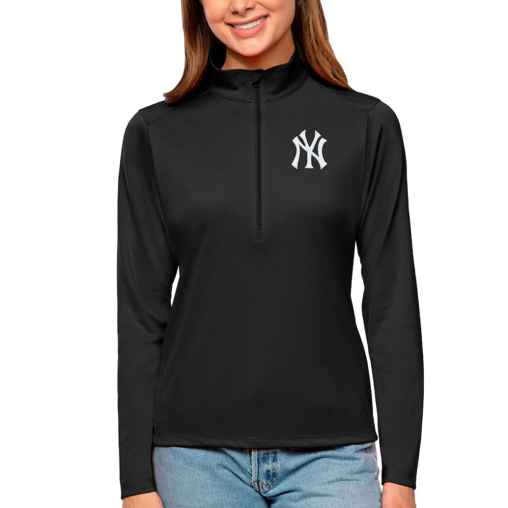 New York Yankees Antigua Women's Tribute Quarter-Zip Pullover Top | MLB Near me