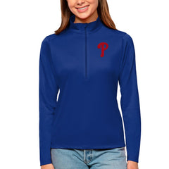 Philadelphia Phillies Antigua Women's Tribute Quarter-Zip Pullover Top | MLB For sale
