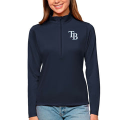 Tampa Bay Rays Antigua Women's Tribute Quarter-Zip Pullover Top | MLB US