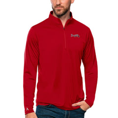 Atlanta Braves Antigua Tribute Quarter-Zip Pullover Top | MLB Online