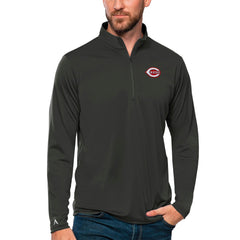 Cincinnati Reds Antigua Tribute Quarter-Zip Pullover Top | MLB Online
