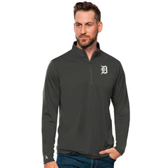 Detroit Tigers Antigua Tribute Quarter-Zip Pullover Top | MLB Sale