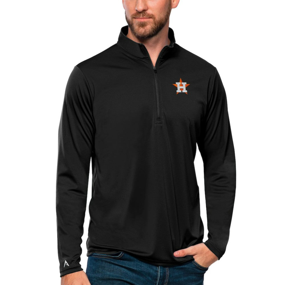Houston Astros Antigua Tribute Quarter-Zip Pullover Top | MLB For sale